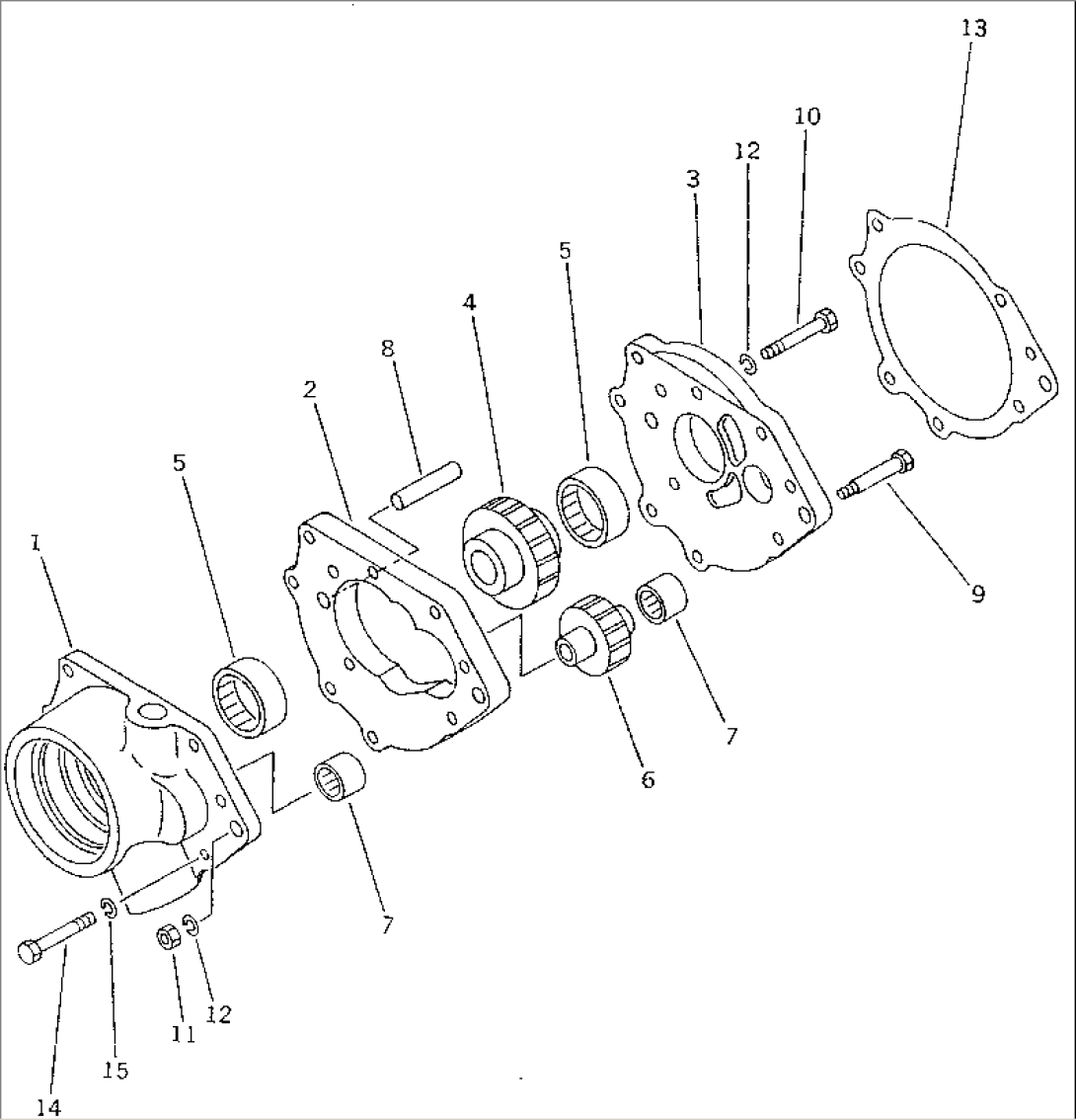 TRANSMISSION (F2-R2) (PUMP) (6/6) (FOR TWO LEVERS STEERING)