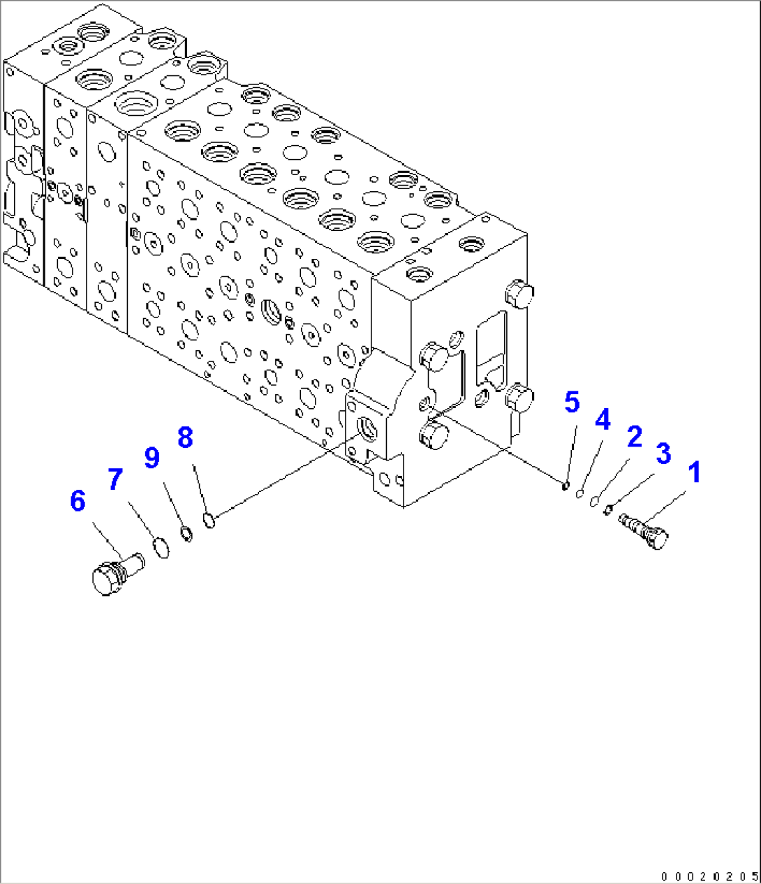 MAIN VALVE (1-ACTUATOR) (11/22) (#K50001-K50499)