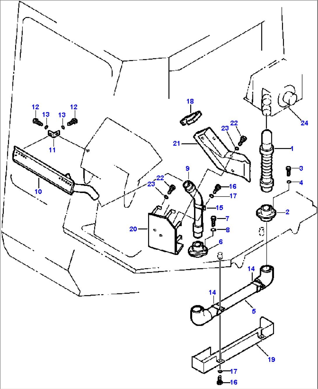 DEFROSTER PIPING