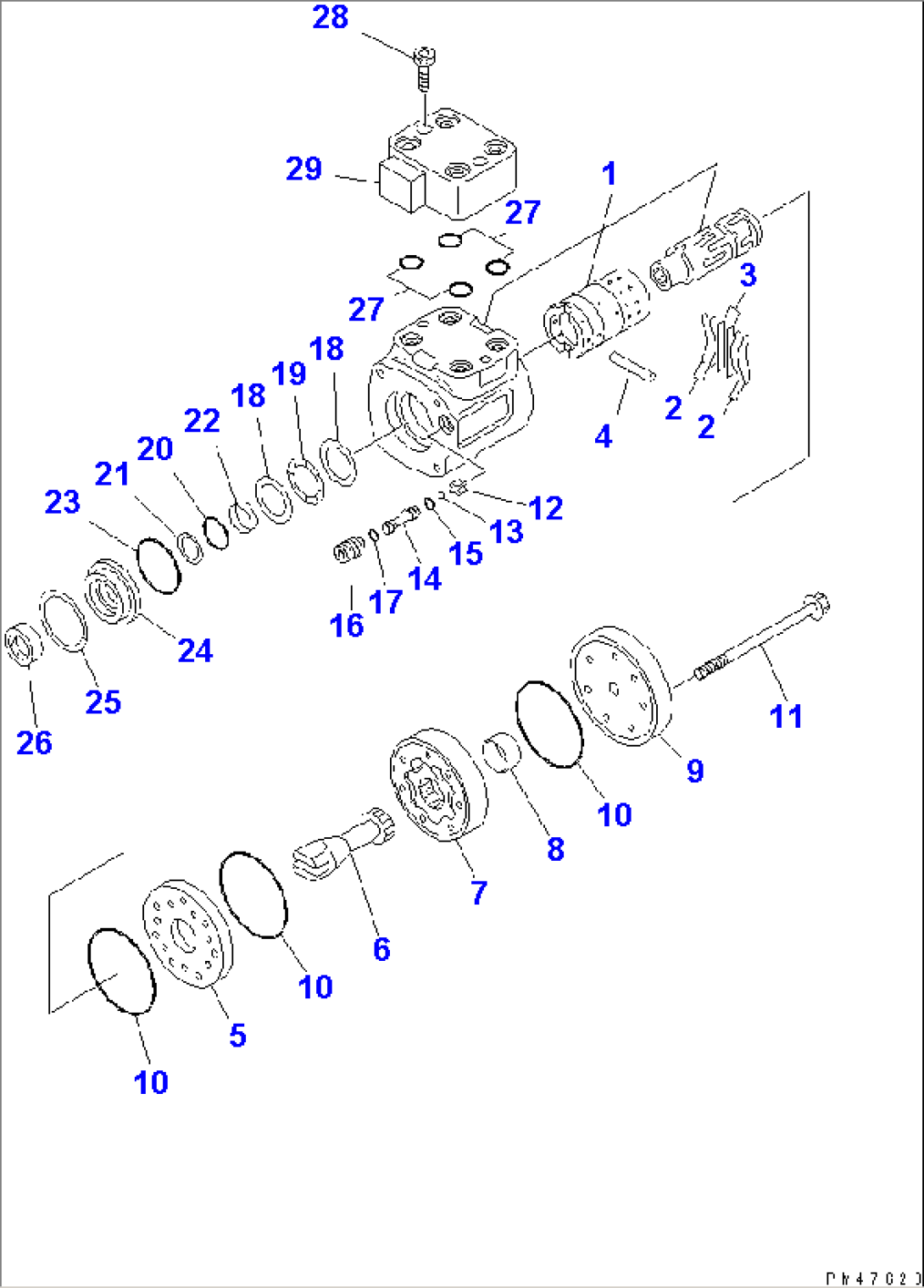 STEERING VALVE(#50001-)