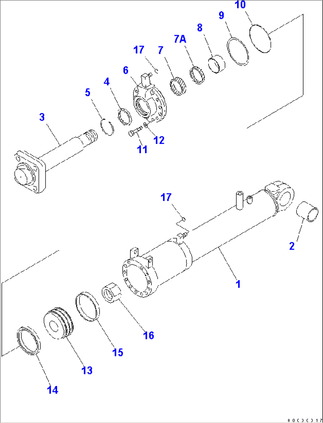 BLADE TILT CYLINDER