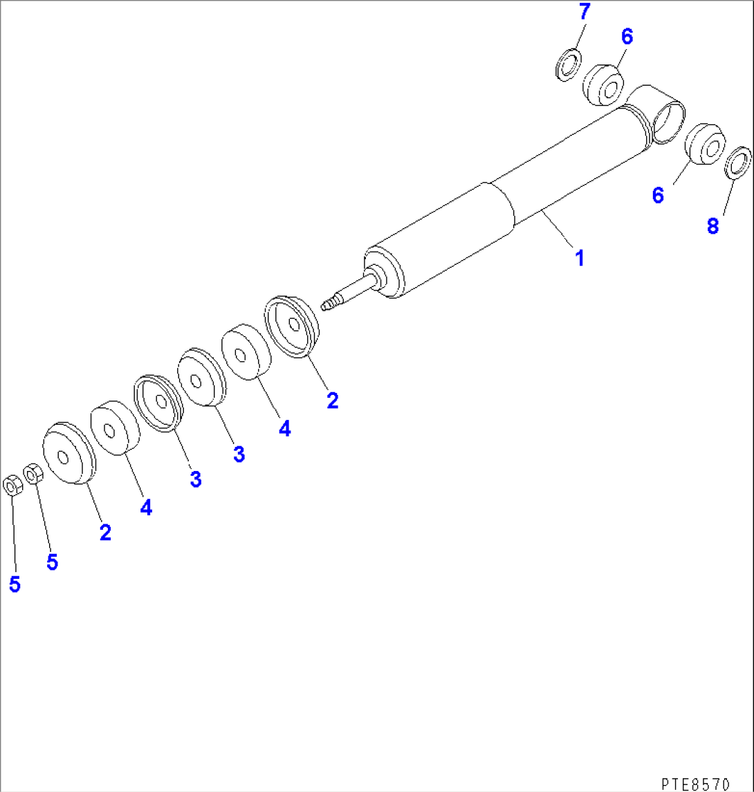 SUSPENSION SPRING (SHOCK ABSORBER INNER PARTS)