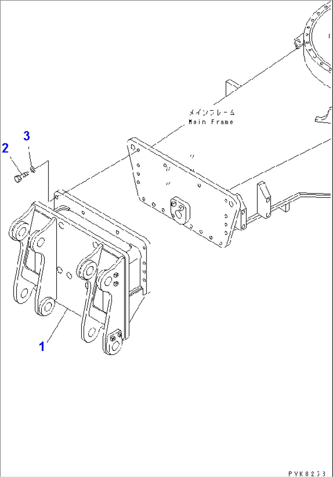 FRONT FRAME (FOR FRONT DOZER)