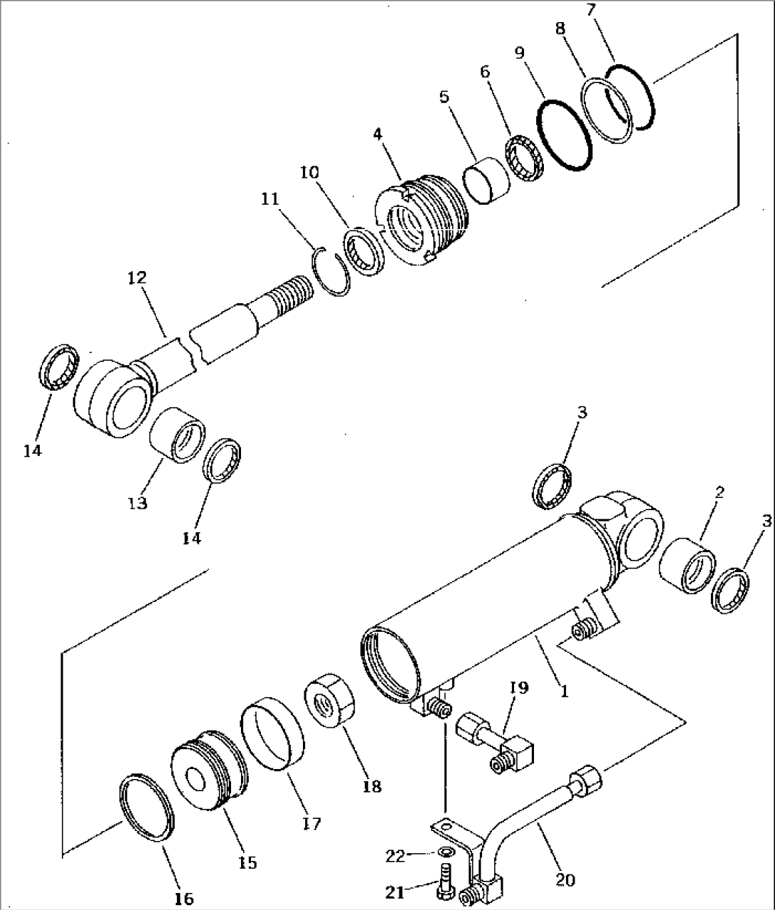 3-POINT HITCH CYLINDER (INNER PARTS)