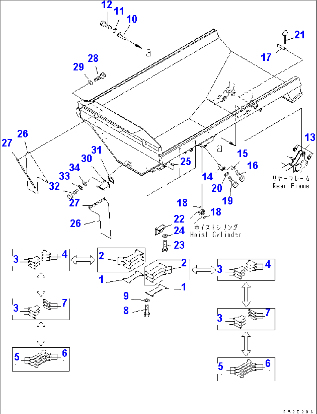 BODY (ACCESSORY AND PARTS) (WITH BODY HEATING)(#A10001-A10014)