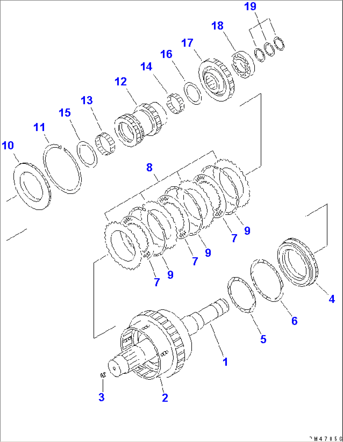 TRANSMISSION (4TH CLUTCH) (SNOW REMOVING SPEC.)(#60001-)