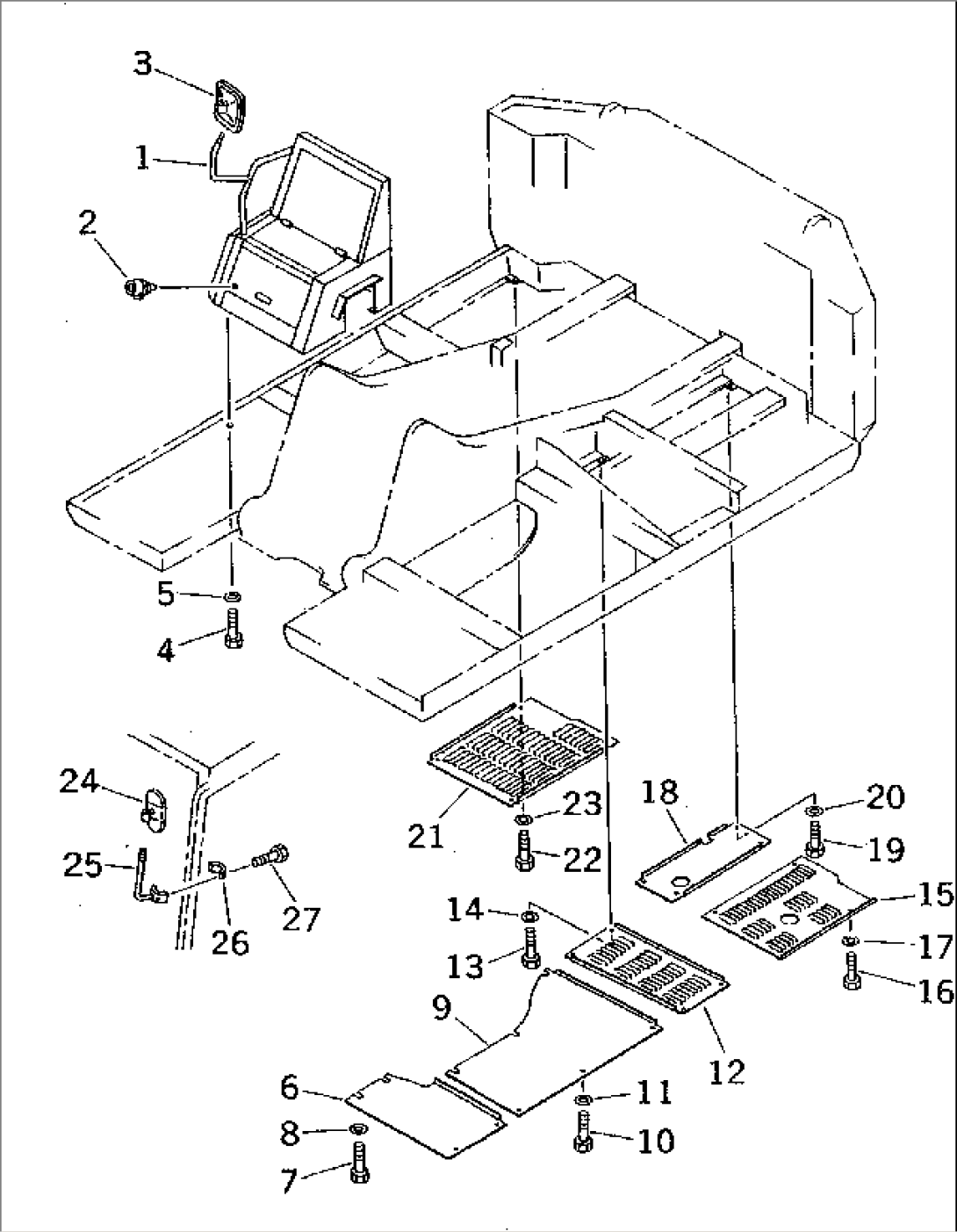 MACHINERY COMPARTMENT (3/3) (NOISE SUPPRESSION SPEC.)(#1862-2300)