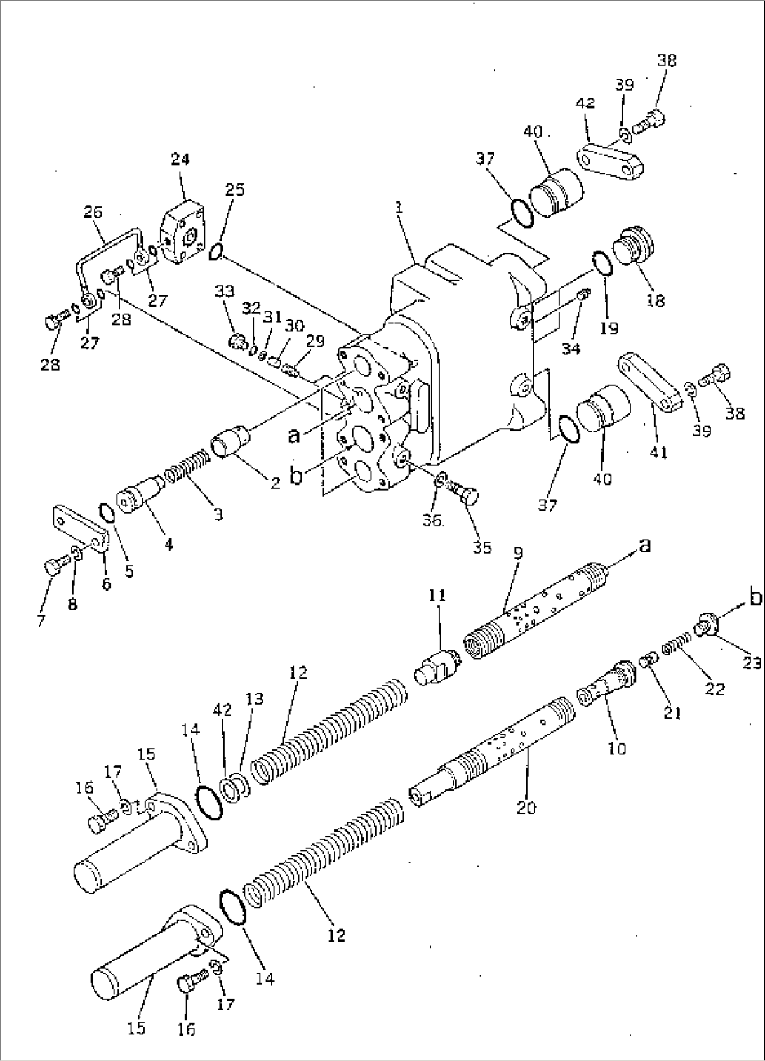 FRONT DEMAND VALVE (FOR -40C SPEC.)(#1055-)