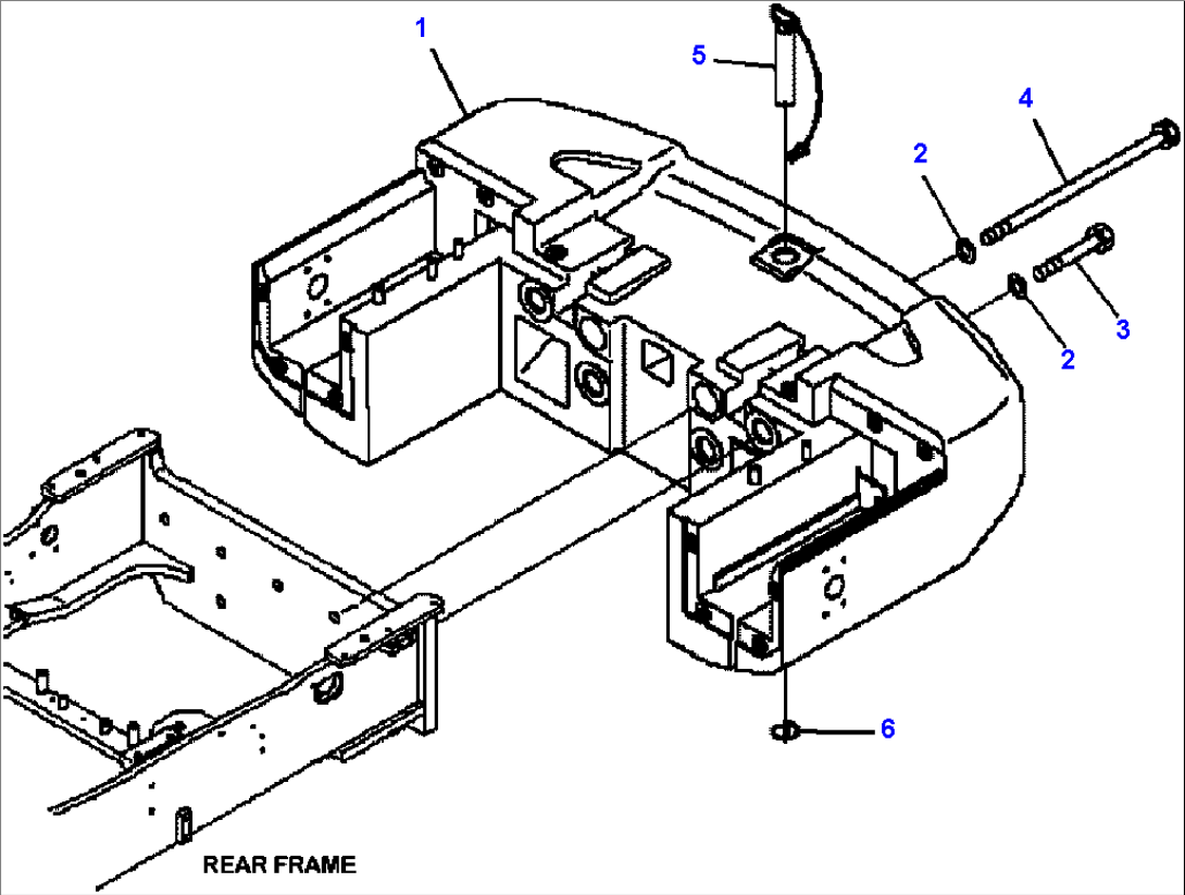 M4510-01A1 COUNTERWEIGHT FOR LOG OR LUMBER GRAPPLE