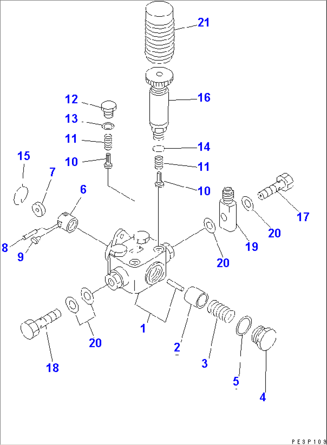 FUEL INJECTION PUMP (FEED PUMP) (COLD WEATHER (B) SPEC.)(#15524-)