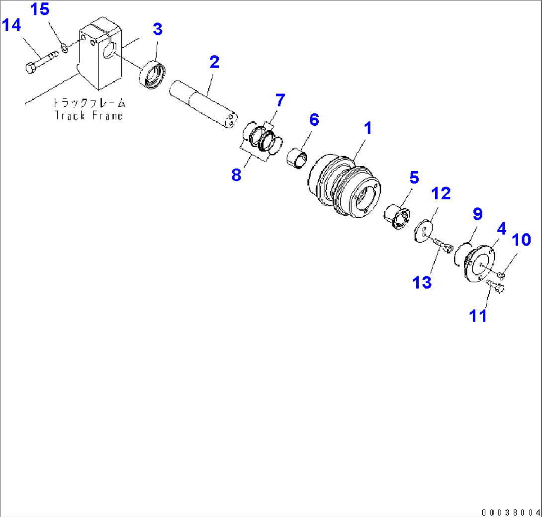 CARRIER ROLLER(#70001-)