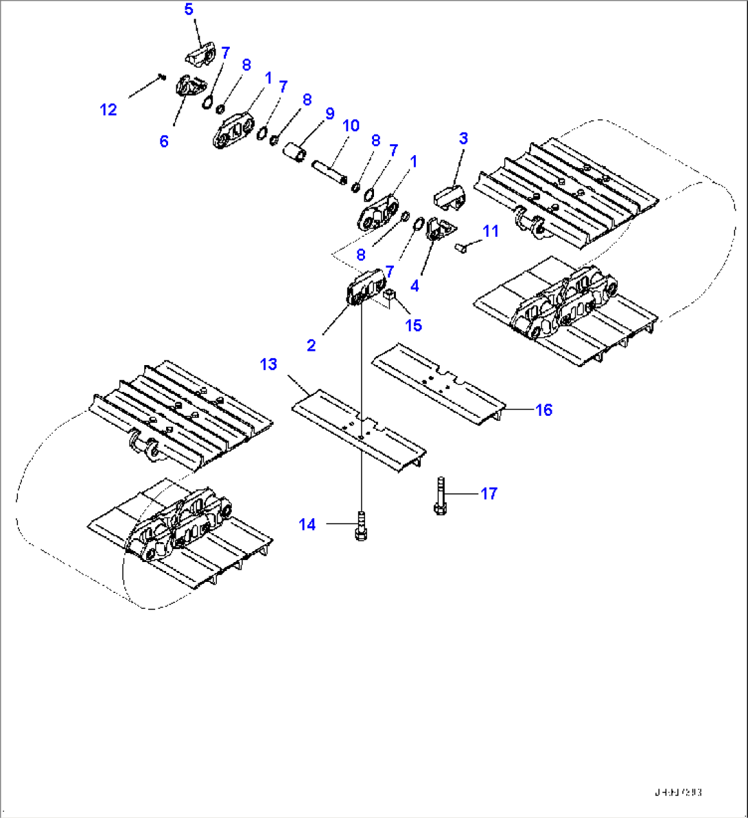 Track Shoe Assembly (#40001-)