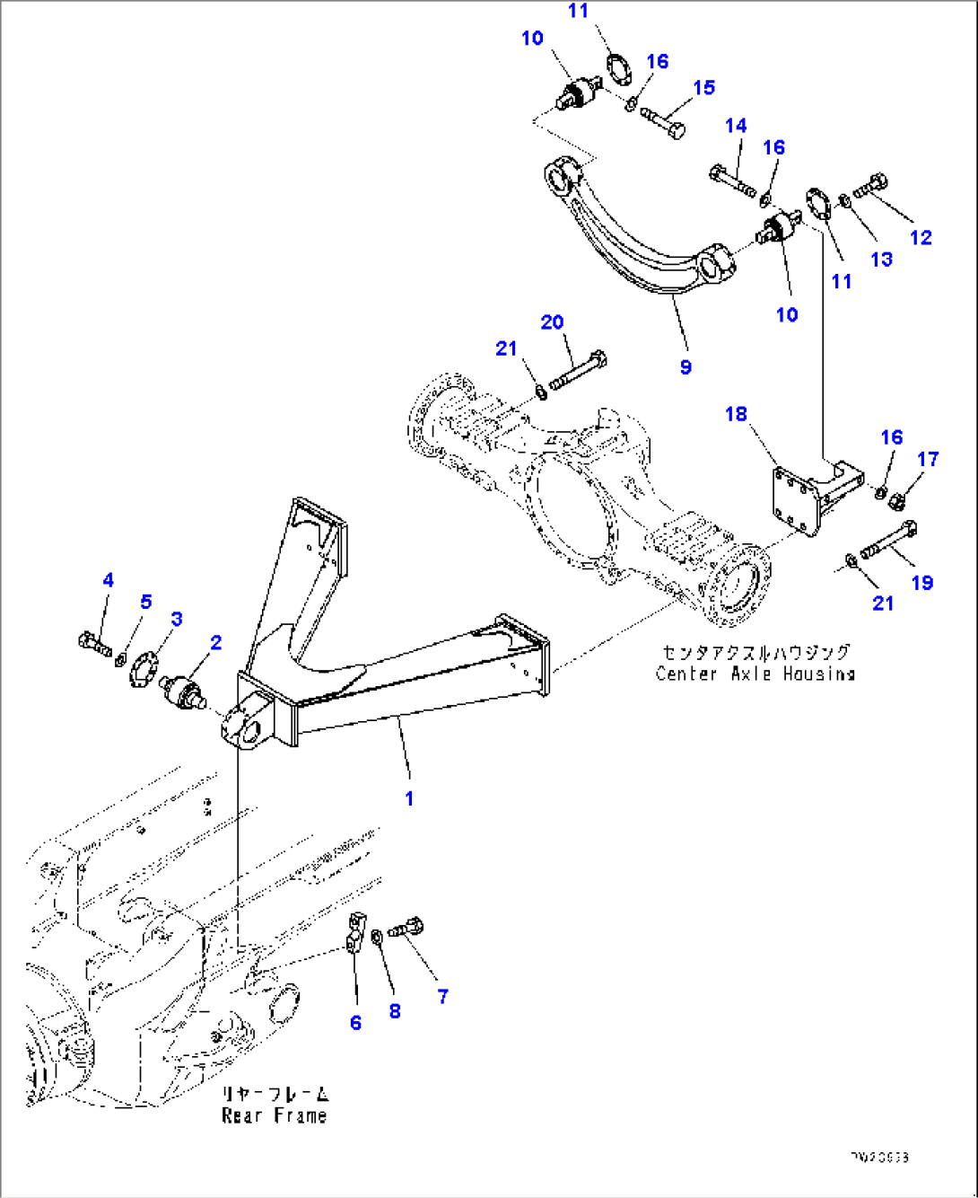 Center Axle Support (#2785-)