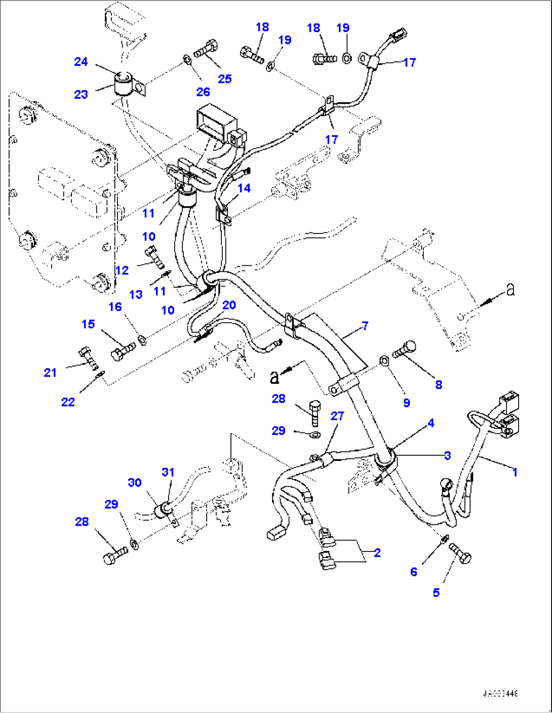 Engine Wiring Harness, Wiring Harness (#80001-81526)