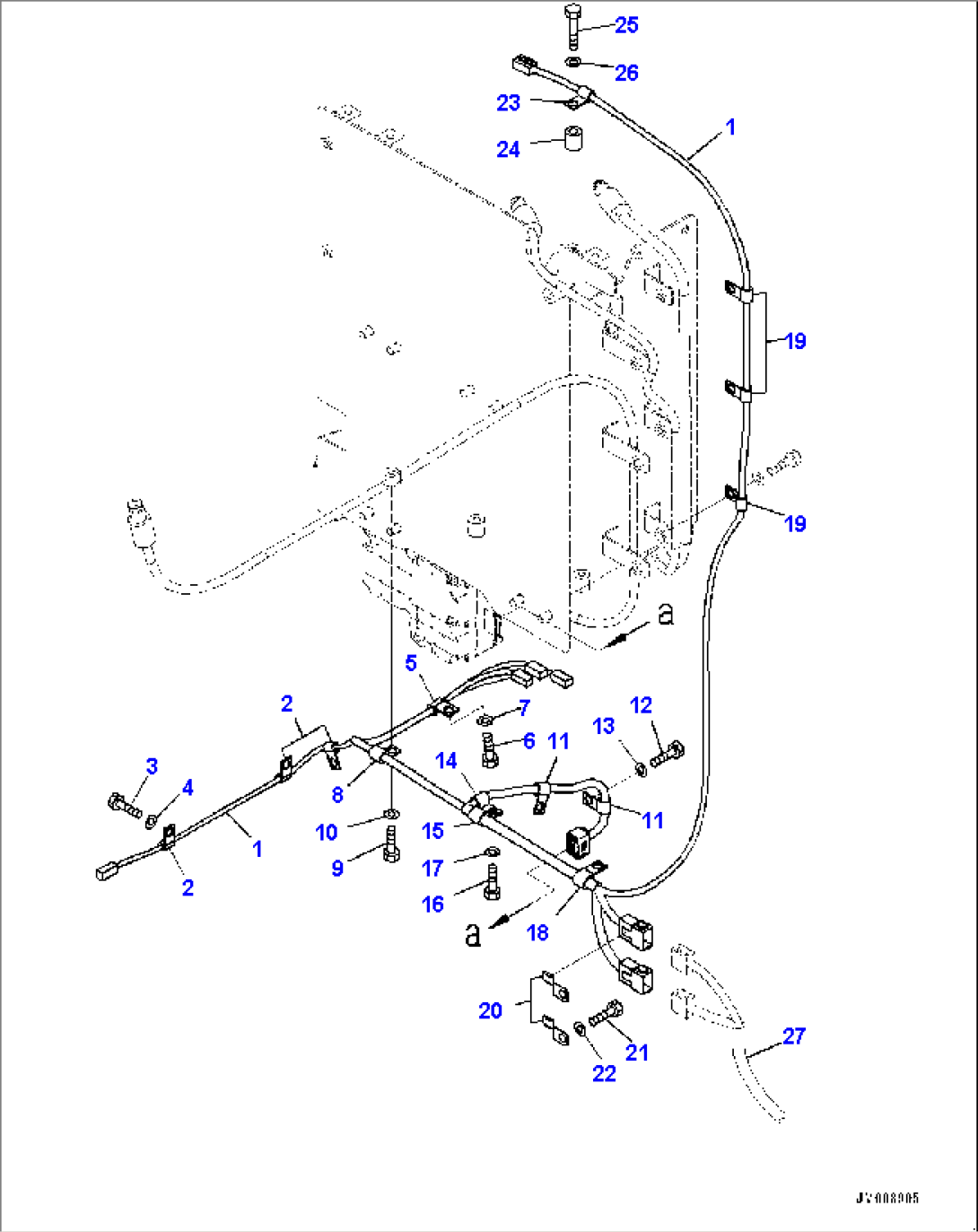 Fuel Tank, Wiring Harness (#50001-)