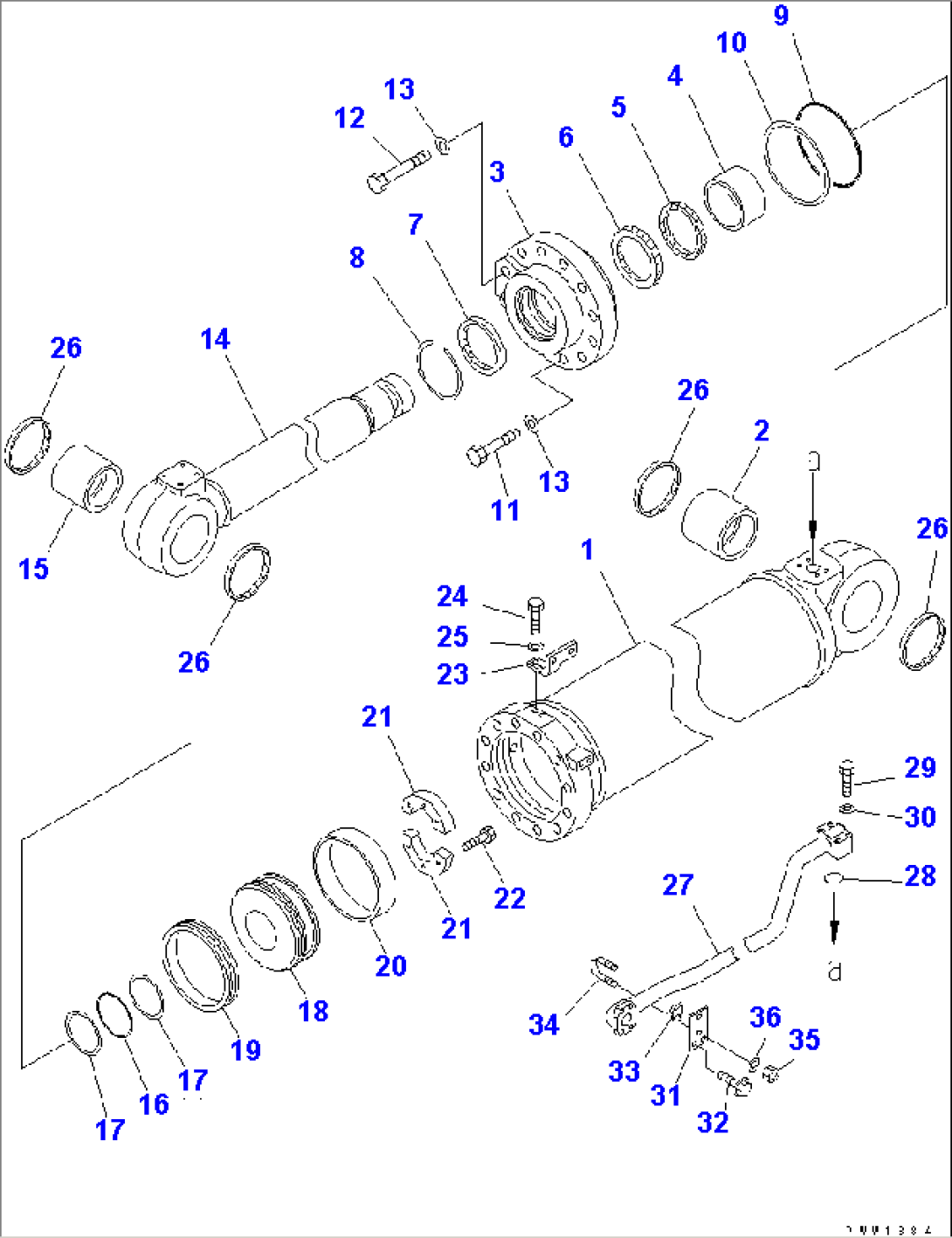 DUMP CYLINDER(#50326-)