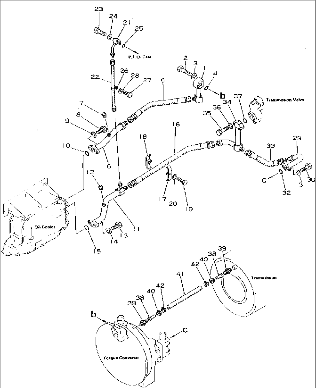 TORQUE CONVERTER PIPING