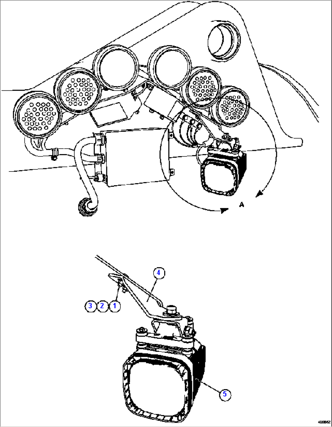 AXLE MOUNTED BACKUP LIGHT
