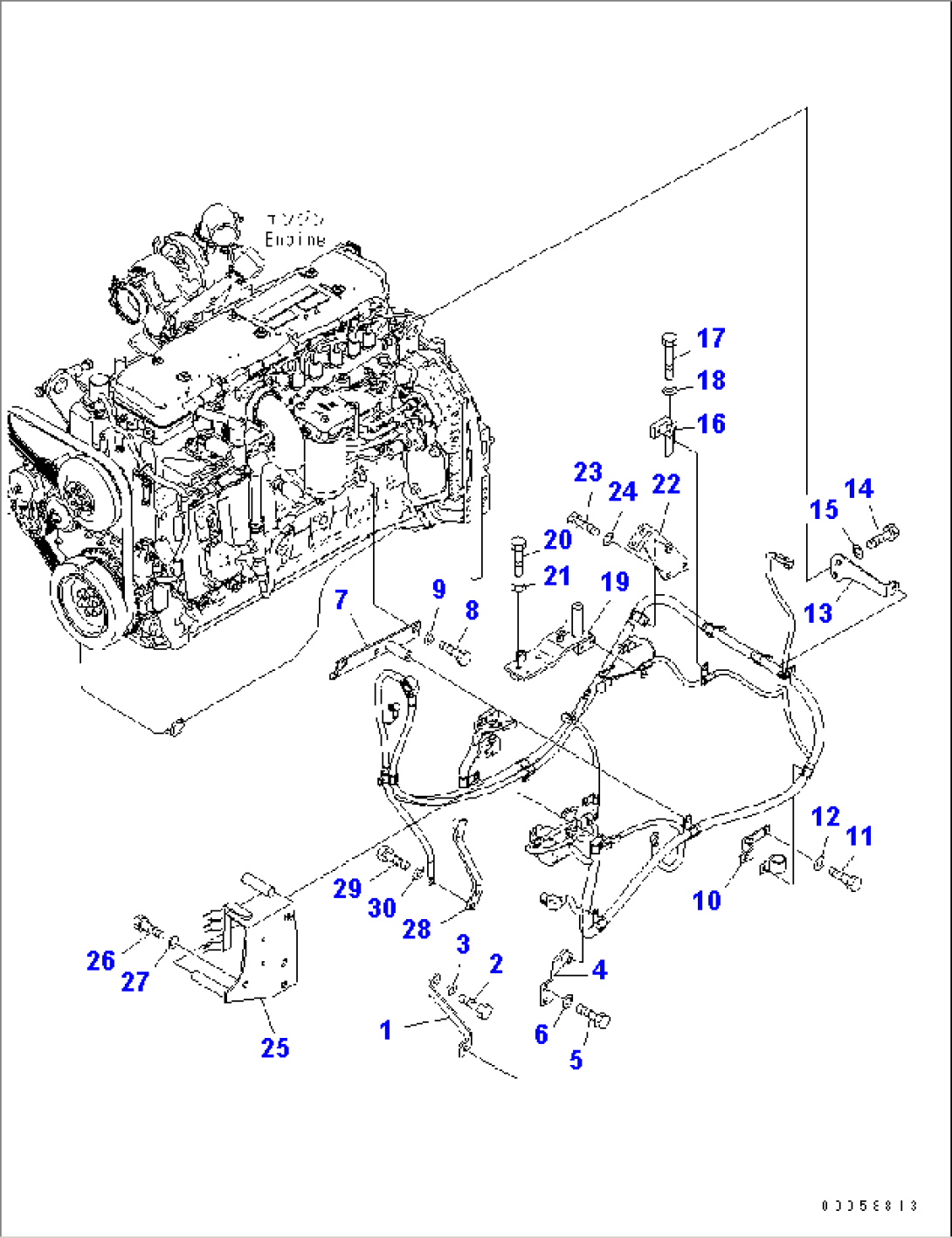 ENGINE WIRING (ENGINE BRACKET)