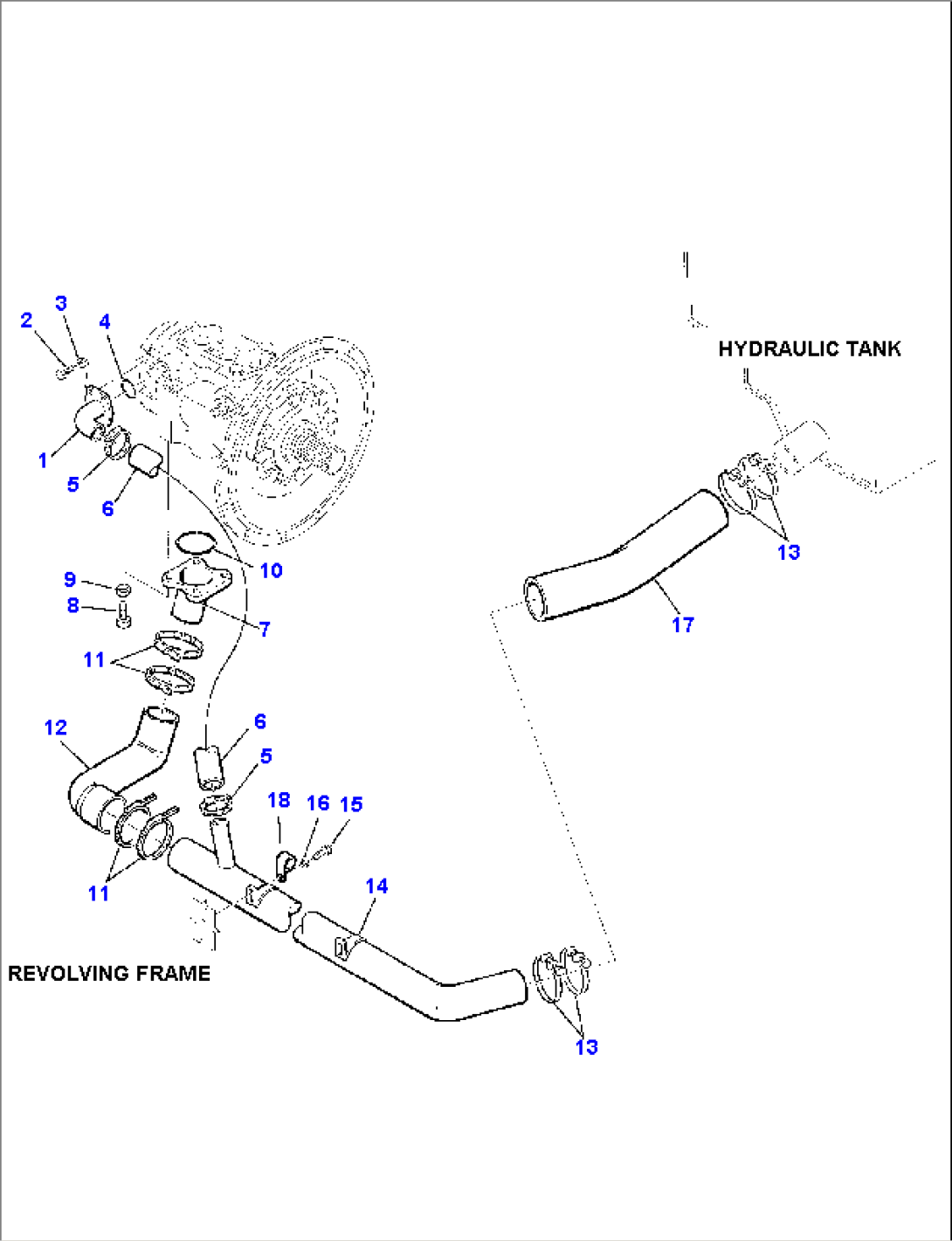 HYDRAULIC PIPING (SUCTION LINE)