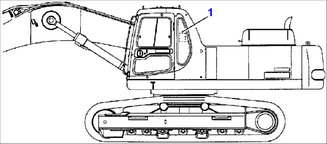 FIG. U0200-01A1 DECAL - LIFTING CAPACITY - HEAVY DUTY