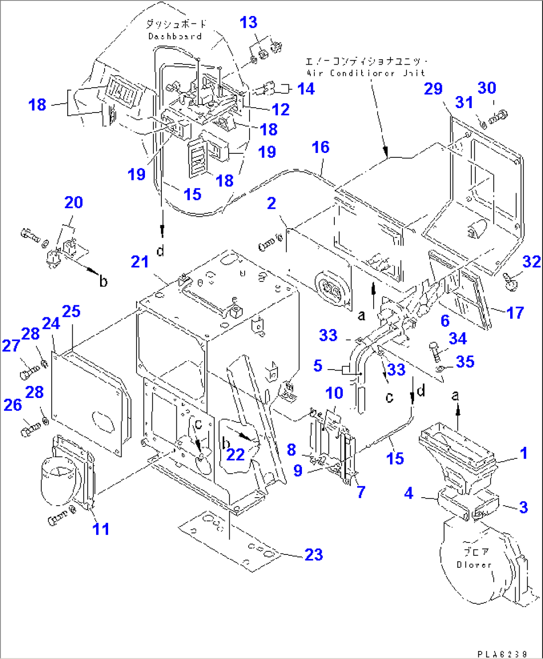 DASHBOARD (AIR CONDITIONER)(#60884-65000)