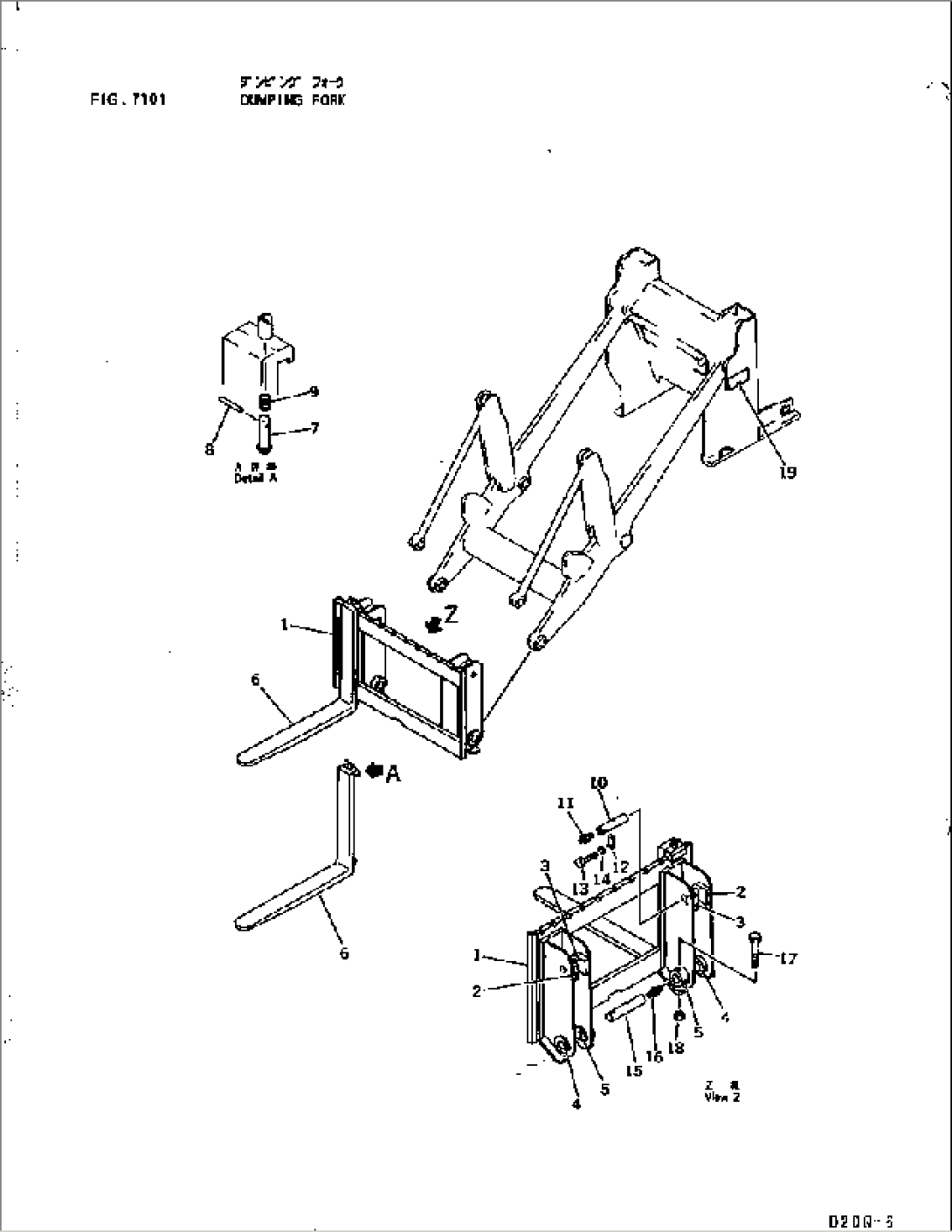 DUMPING FORK