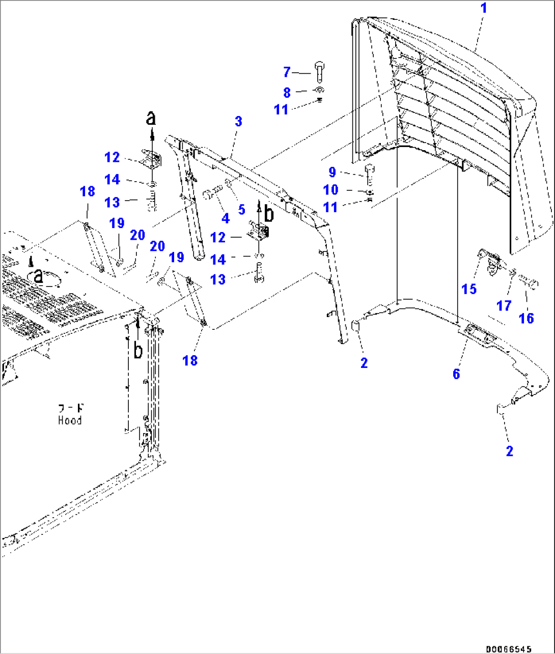 Engine Hood, Grille (#70883-71164)