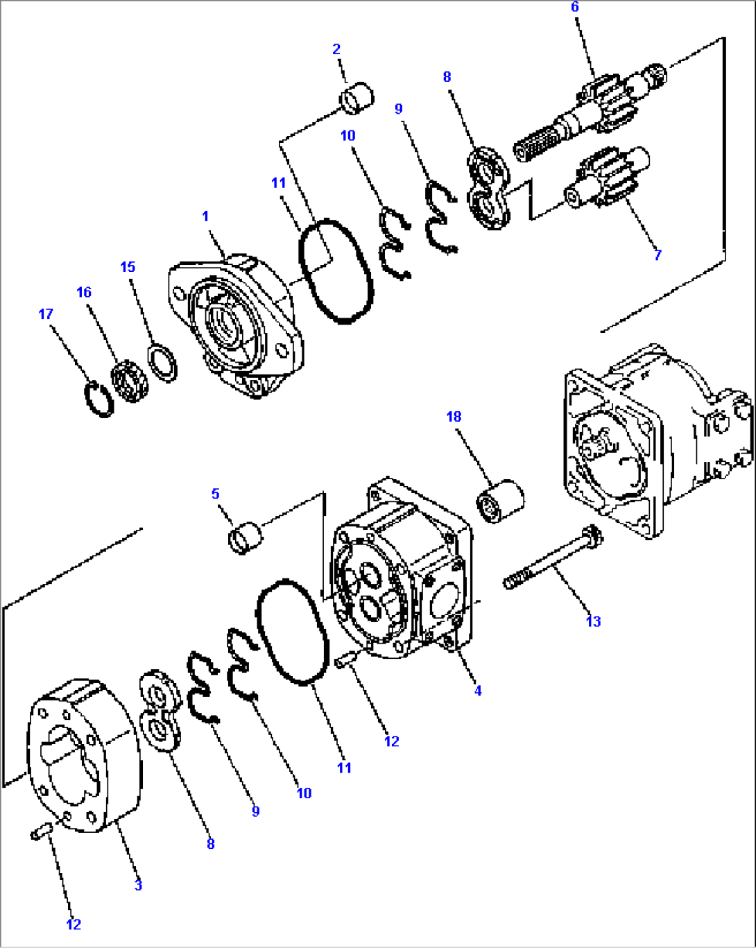 CHARGING PUMP FRONT ASSEMBLY