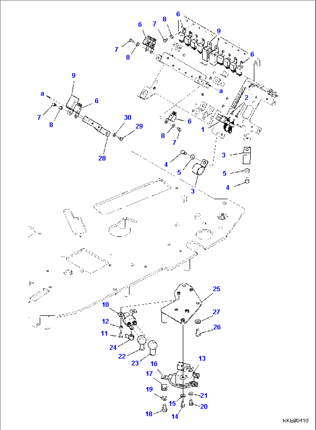 FLOOR FRAME, ELECTRIC PARTS (2/2)