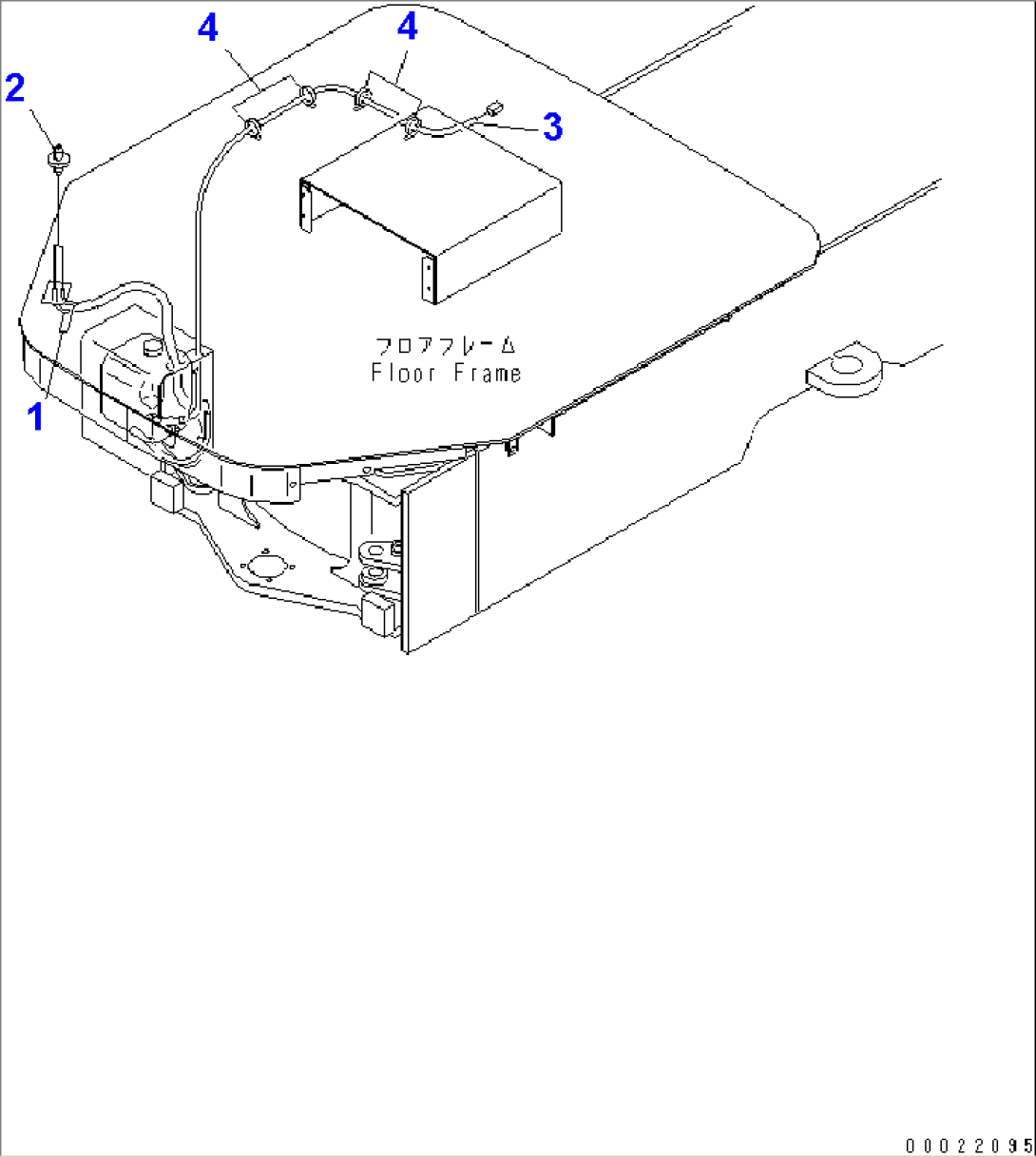 WINDOW WASHER TANK RELATED PARTS (WITH CAB AND AIR CONDITIONER)(#12001-)