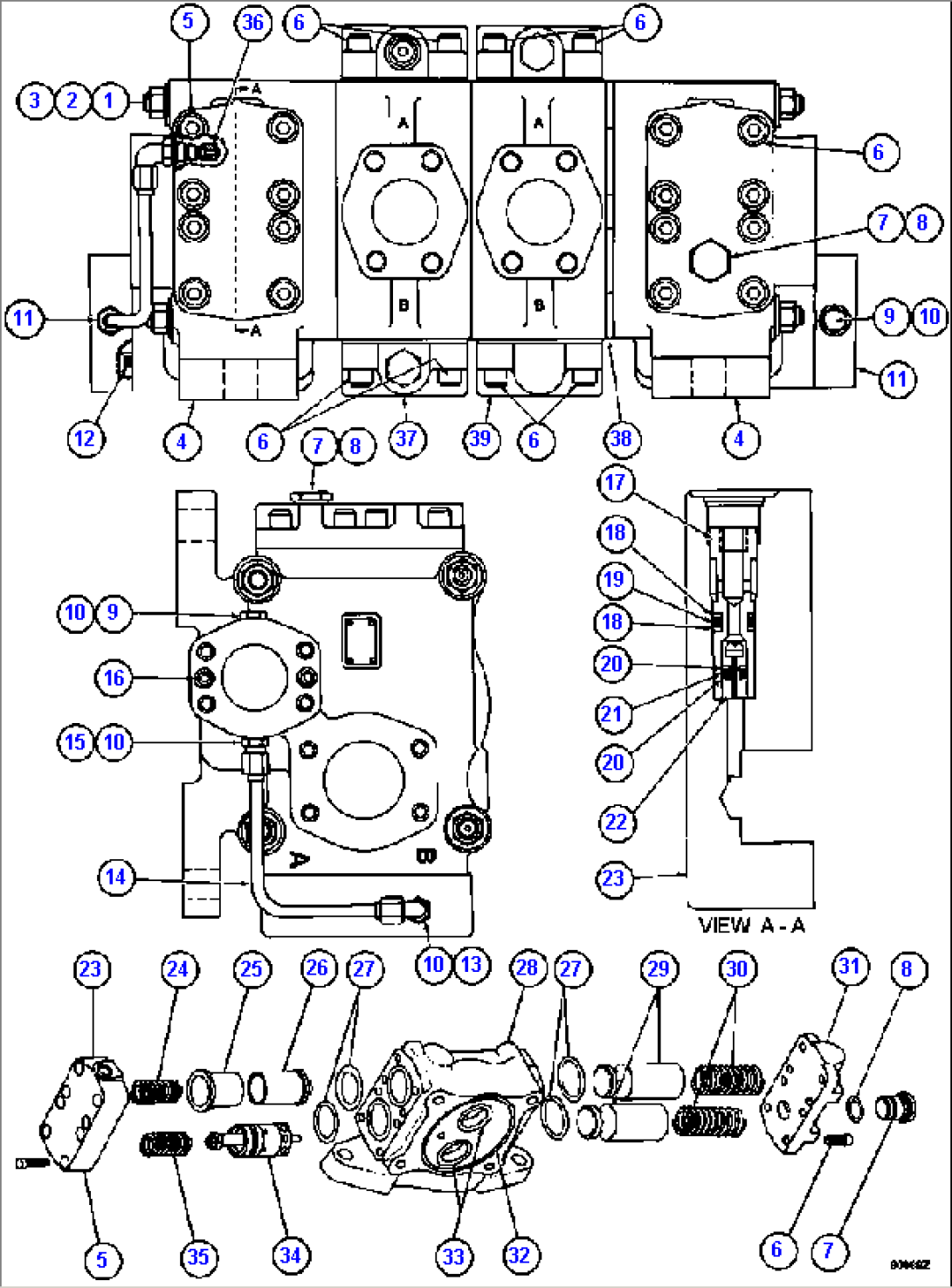 HOIST CONTROL VALVE ASSEMBLY PB9839