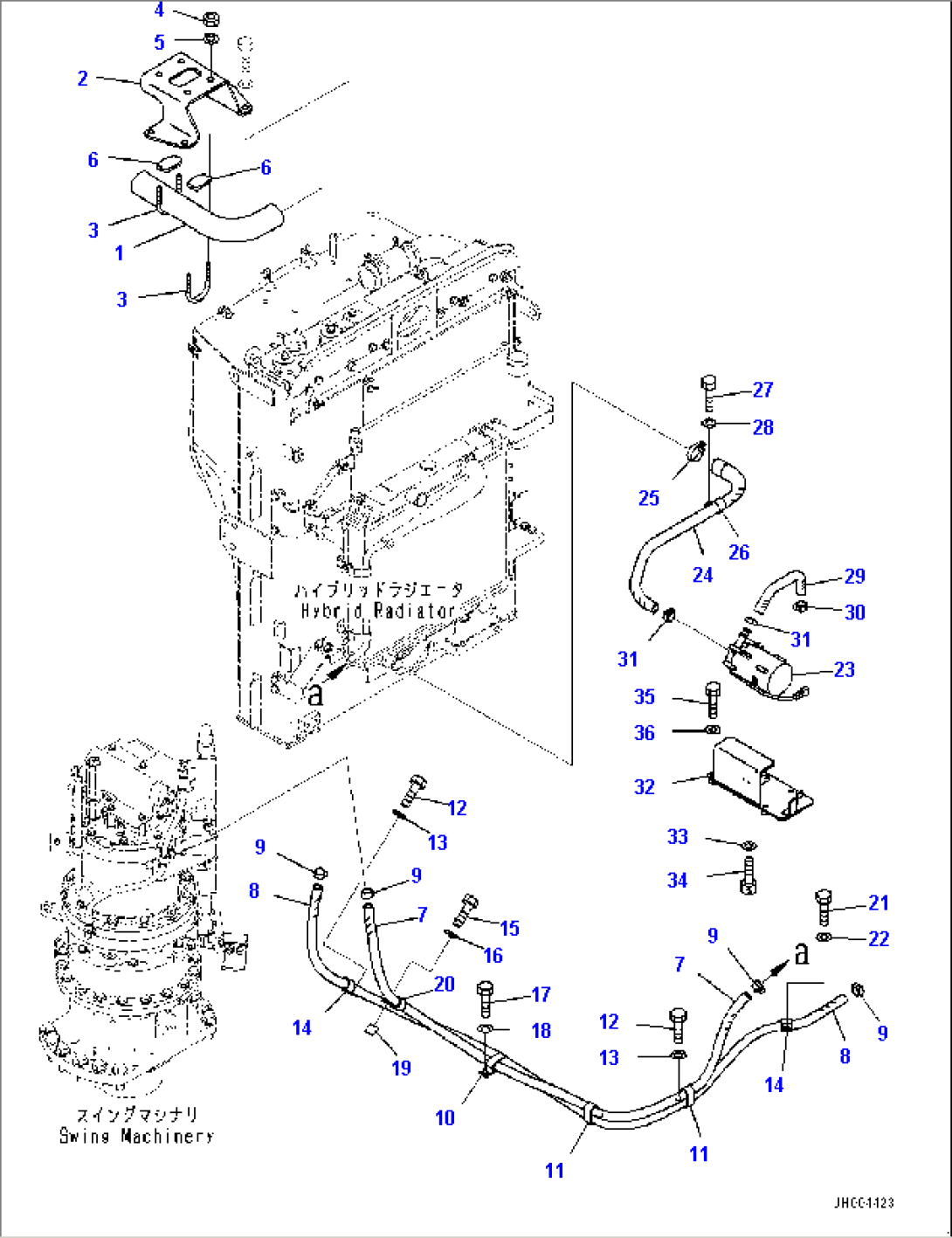 Cooling System, Hybrid Cooling Piping