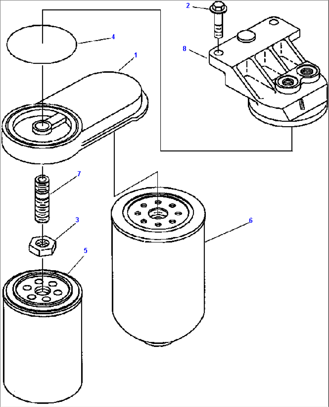 FIG NO. A4109-A2A6 FUEL FILTER
