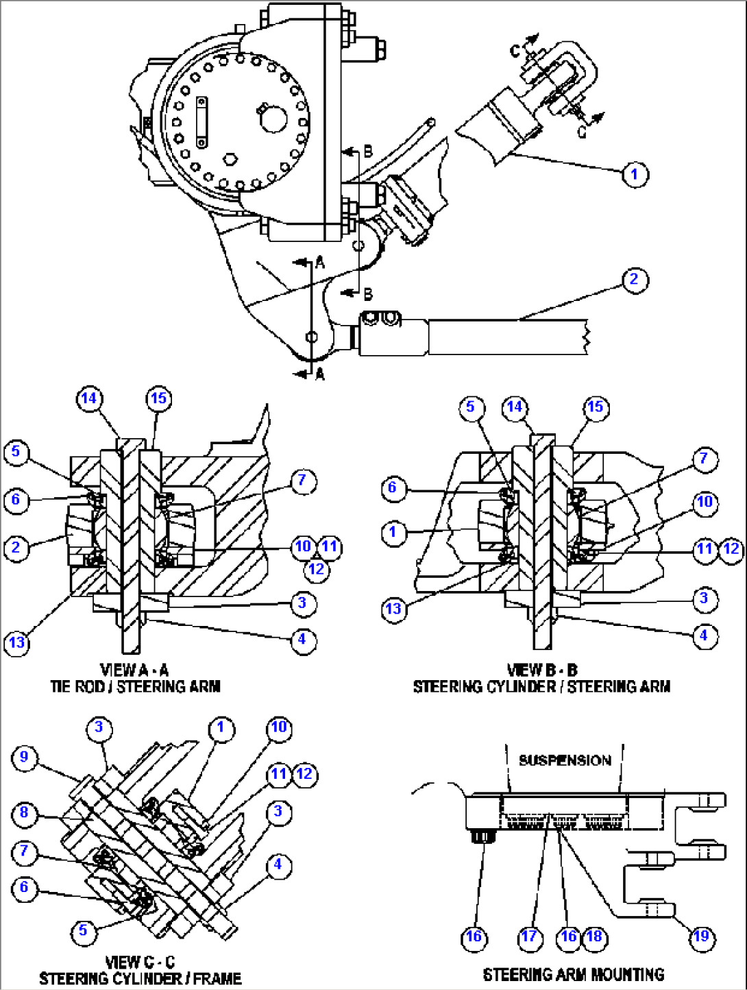 STEERING ARMS & LINKAGE