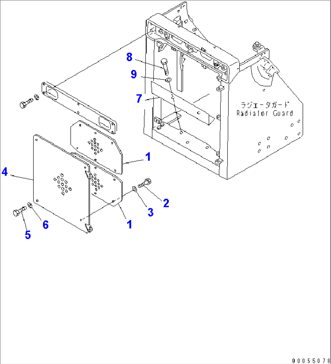 RADIATOR MASK (PERFORATED DOUBLE TYPE)(#37855-)