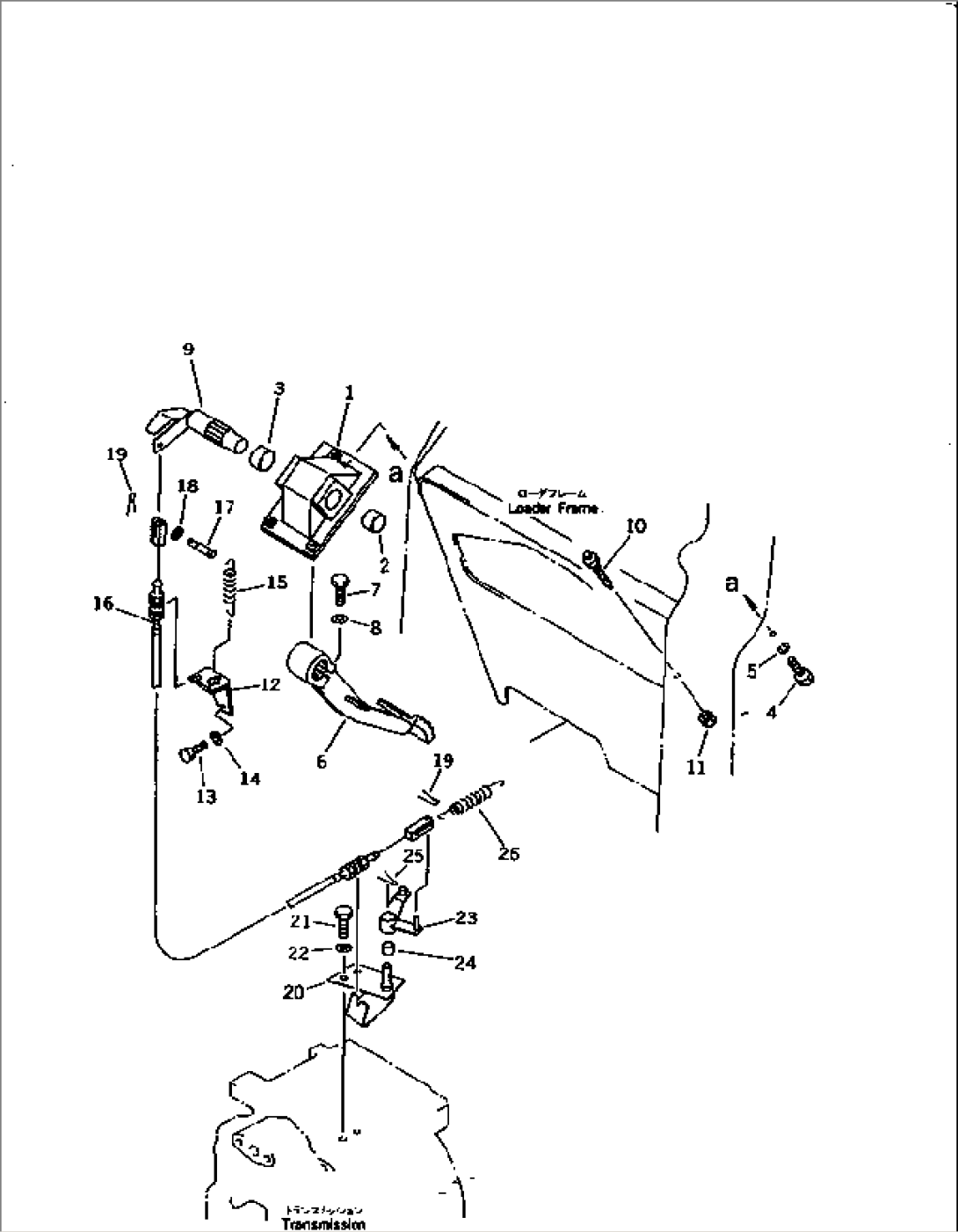 INCHING PEDAL (FOR PEDAL STEERING) (NOISE SUPPRESSION FOR EC)(#60280-)