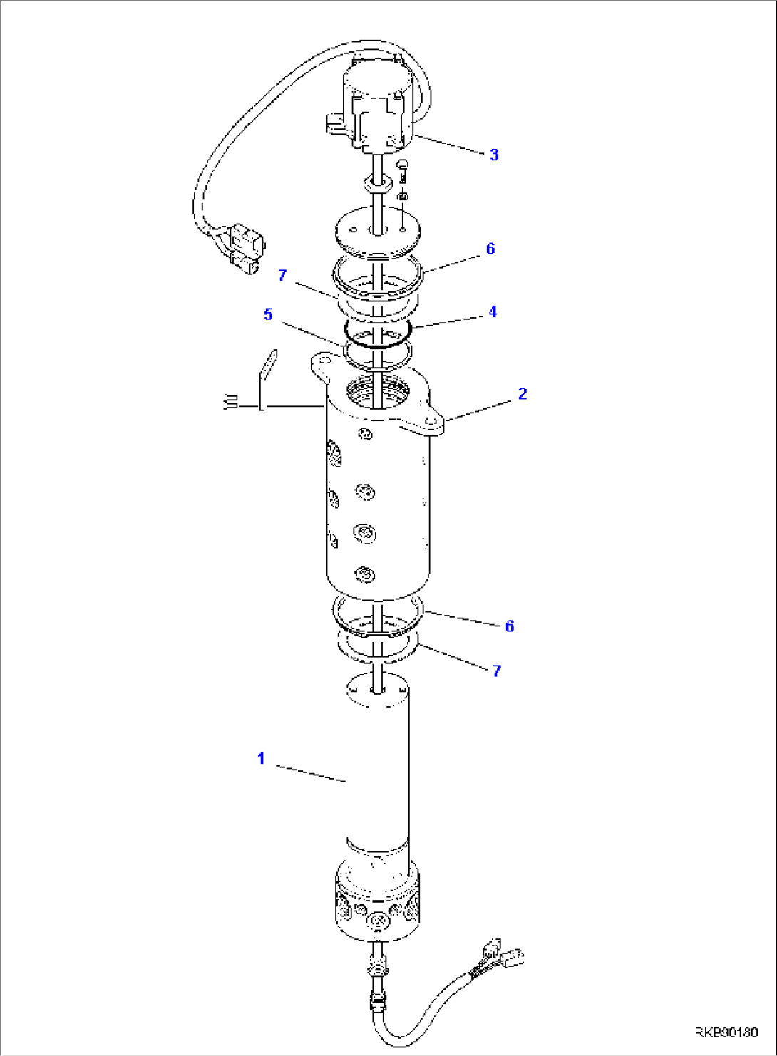 SWIVEL JOINT, INNER PARTS