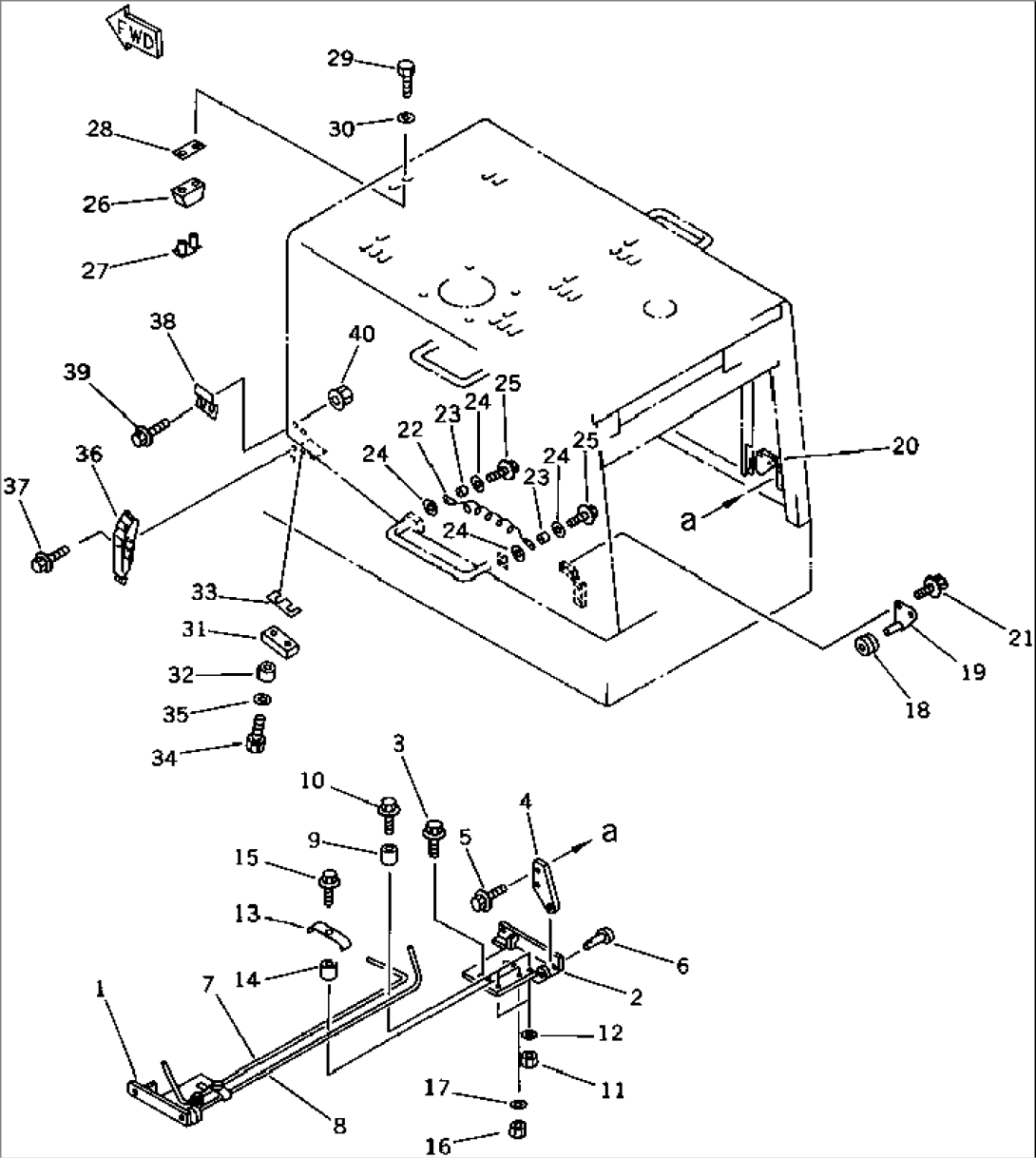 RADIATOR GUARD AND ENGINE HOOD (2/2)(#20001-)