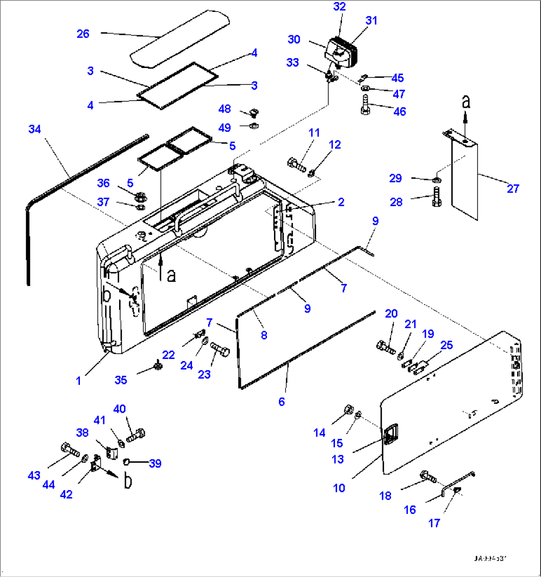 Fender Cover, Battery Box Cover (#80001-80718)