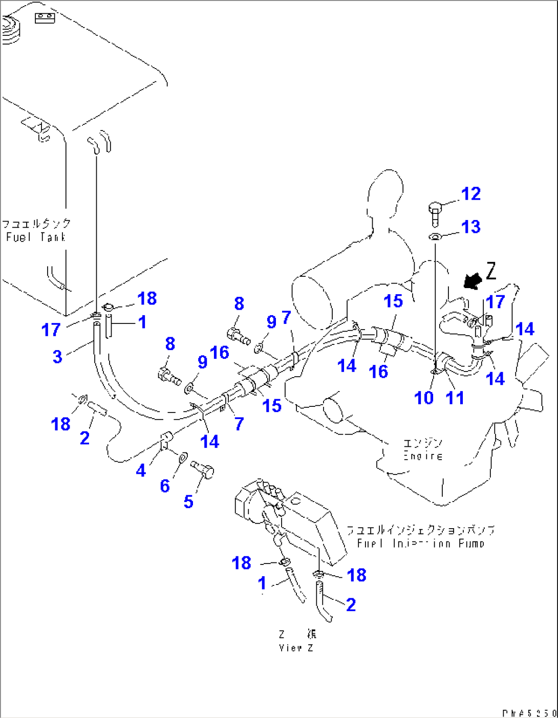 FUEL LINE(#45001-53010)