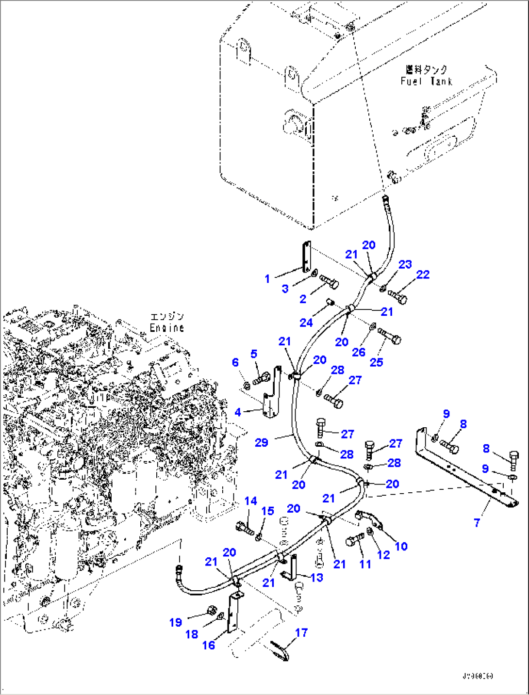Fuel Piping, (1/2) (#30001-)