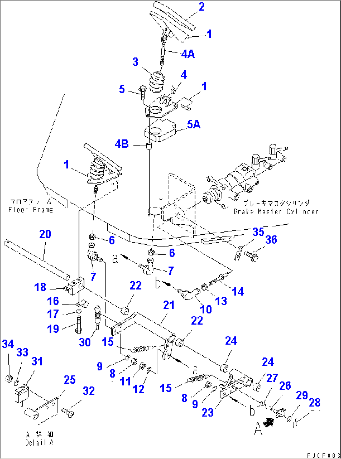 BRAKE CONTROL (CONTROL AND LINE)(#54095-)