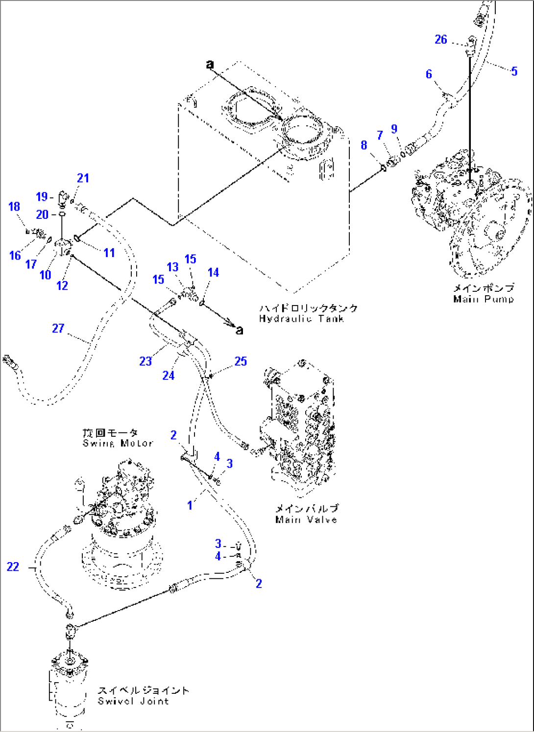 Drain Circuit, With Drift Preventive Valve, For KAL(#C30001-)