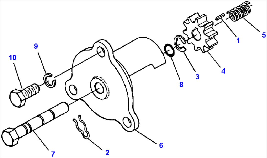 FIG. A2110-A7A1 ENGINE BARRING DRIVE
