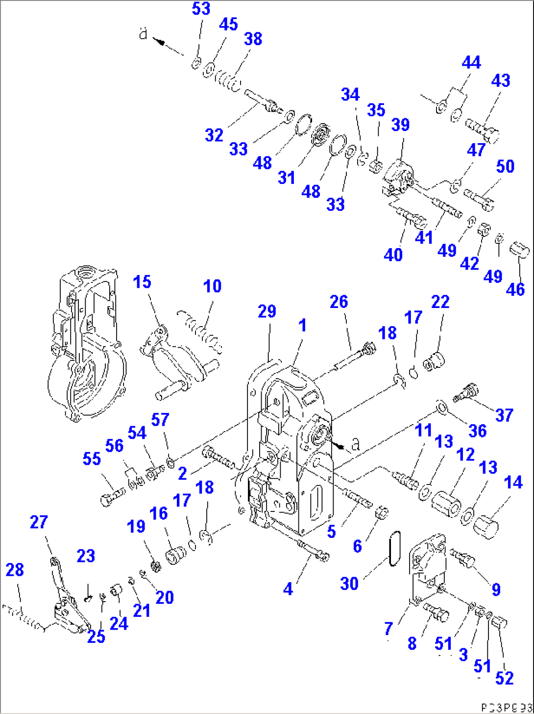 FUEL INJECTION PUMP (GOVERNOR) (2/2) (FOR REGULATION OF EPA) (INNER PARTS)(#25887-)