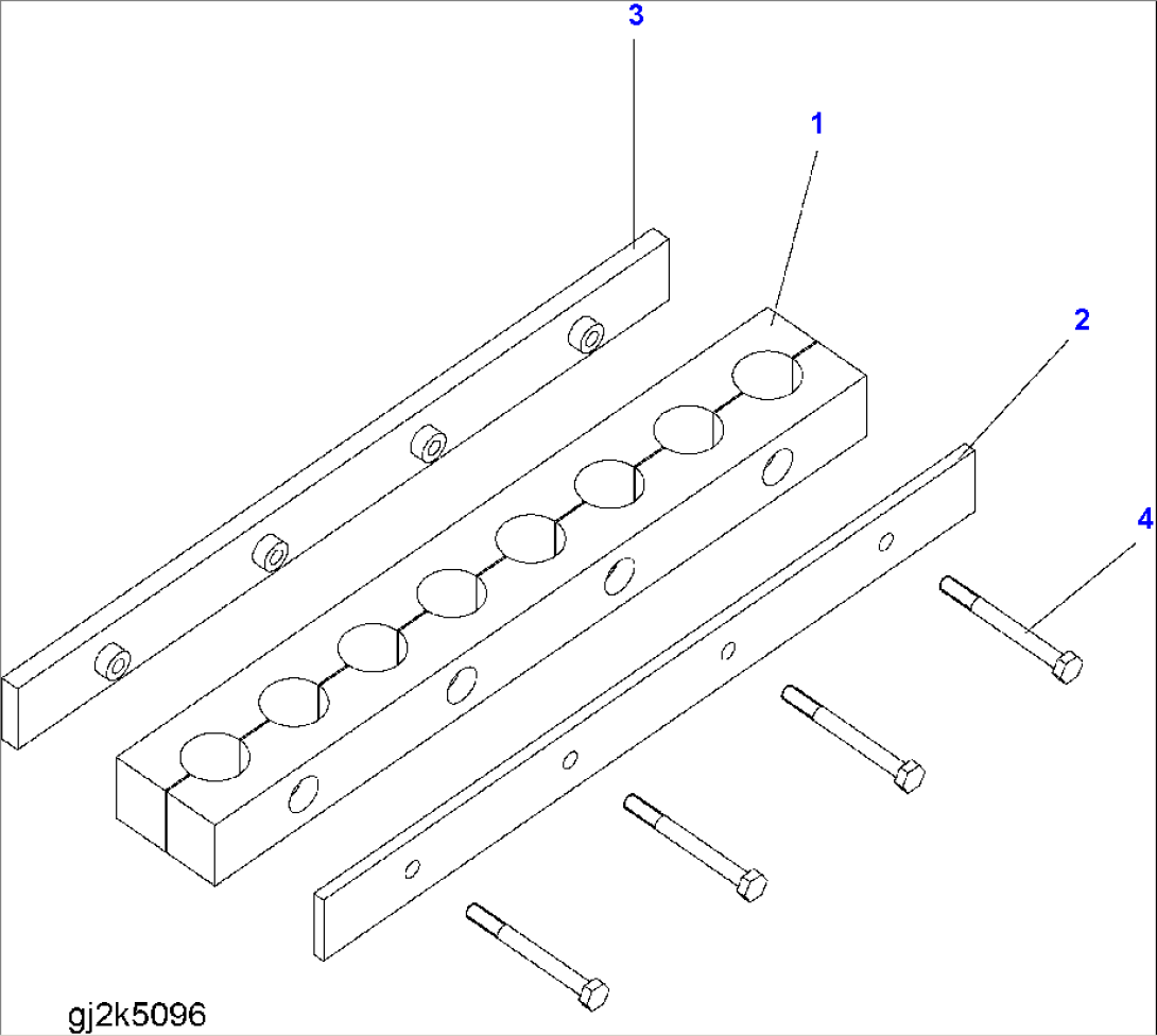 PIPING CLAMP (8 LINES)