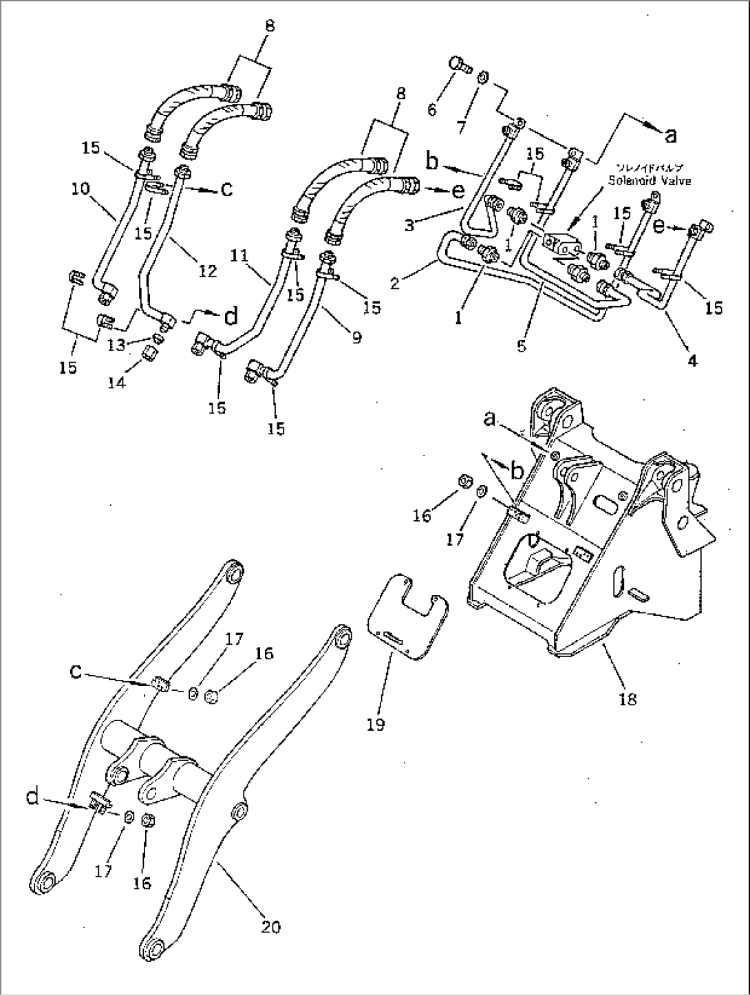 HYDRAULIC PIPING (2/2) (FOR S.P.A.P.)