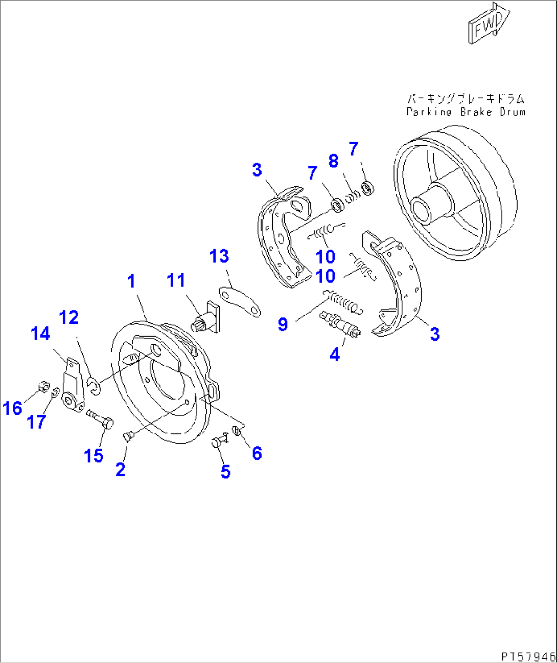 TRANSMISSION (PARKING BRAKE)