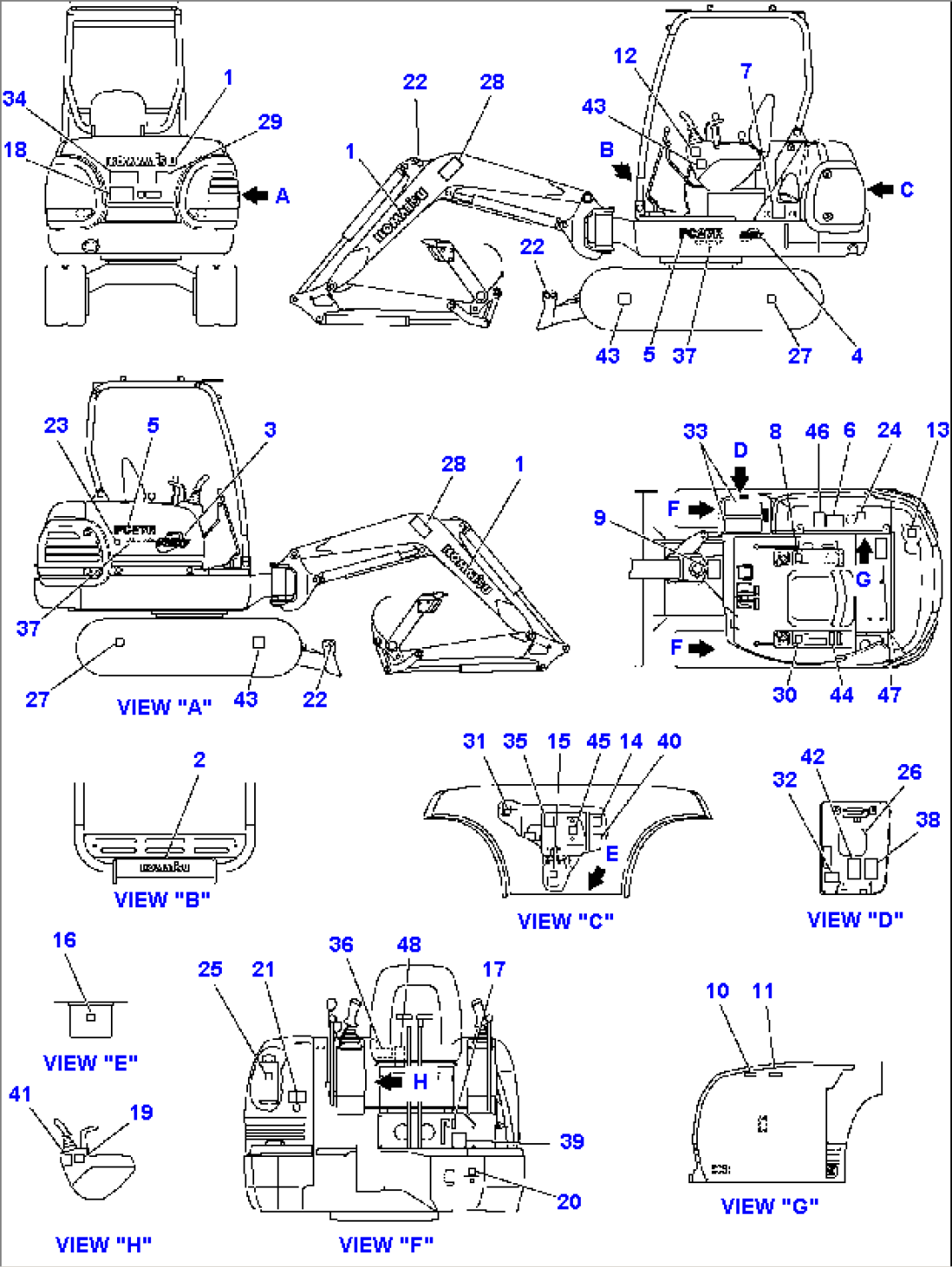 MARK PLATE (CANOPY)